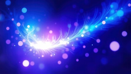 Fototapeta premium light effect blue