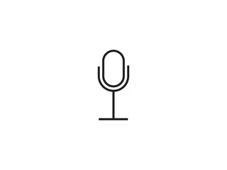Microphone icon and illustration design vector design 