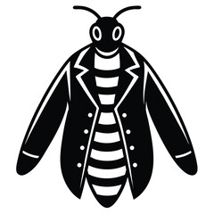 yellow jacket vector