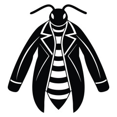 yellow jacket vector