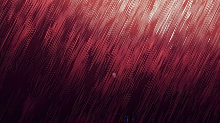 Abstract representation shows diagonal lines in shades of red