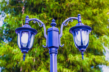 street lamp in the park