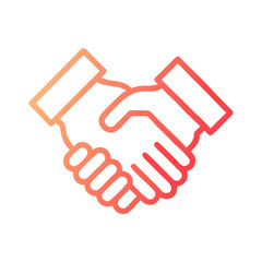 Obraz premium Business general glyph icon set of briefcase, handshake, calendar, clock, lightbulb, idea, target, graph, credit, card, wallet, black sign silhouette illustration.