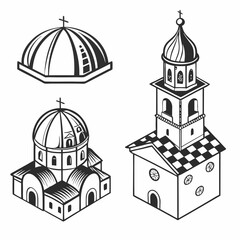 Church architecture domes steeples religious buildings