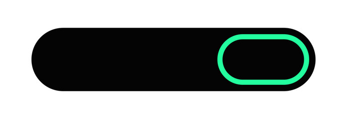 Fototapeta premium Futuristic lower third interface illustration. Overlay design element. Neon user interface.