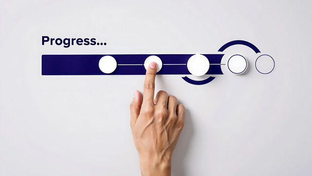 Achieving Goals Progress Indicator and User Interaction