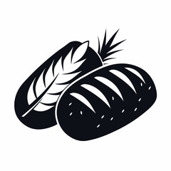 black and white bread