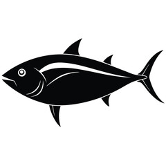 yellowfin tuna fish vector