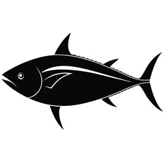 yellowfin tuna fish vector