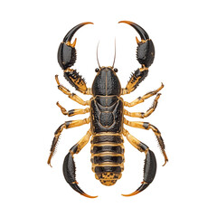 Fototapeta premium Callinectes sapidus isolated image on white or transparent Background