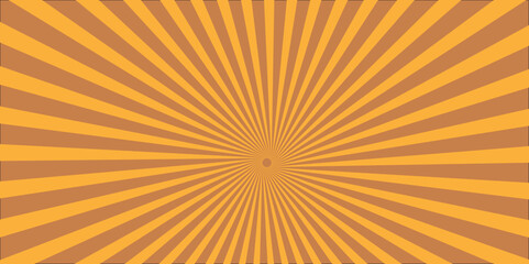 Abstract background with sunburst pattern. Vector Abstract orange sun rays and sunburst backdrop background. 