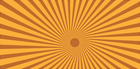 Abstract background with sunburst pattern. Vector Abstract orange sun rays and sunburst backdrop background. 