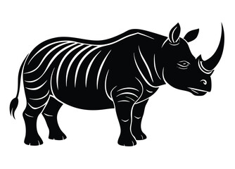 Fototapeta premium pig silhouette vector, clipart pig silhouettes icon illustration.