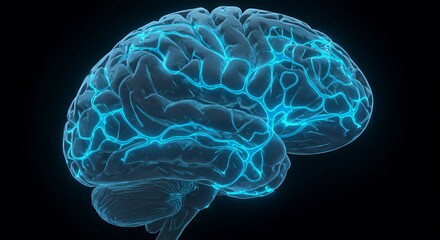 Human Brain Anatomy: Neurological System, 3D Render