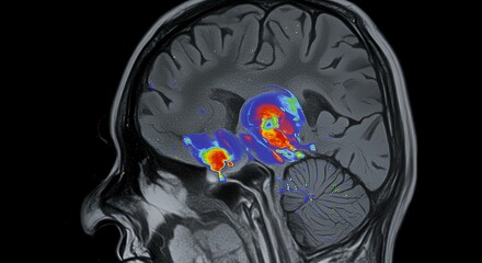 Brain MRI Scan Showing Tumor