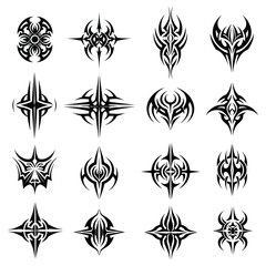 Fototapeta premium Vintage Tribal Tattoo Illustration
