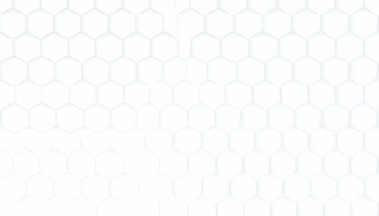 Fototapeta premium White Hexagonal Geometric Pattern Background