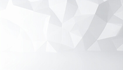 Abstract White Polygonal Pattern Modern Geometric Wall Texture