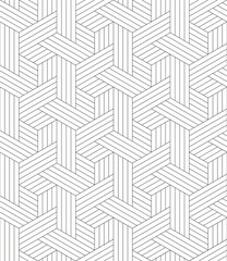 Vector seamless texture. Modern geometric background with hexagons.