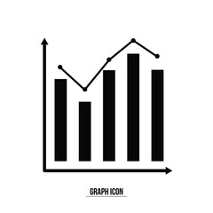 Graph icons. Vector illustration include icon - data analysis, diagram, stat, histogram, economy outline pictogram for infographic statistic presentation. Editable Stroke in eps10.