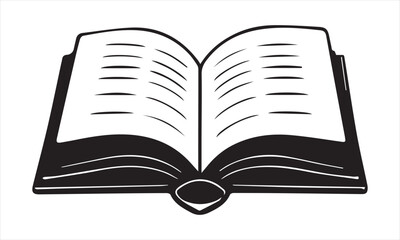 Book icons set in thin line style, isolated on white background, vector illustratio