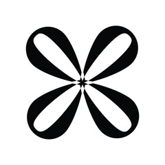 Elemen Desain Floral Abstrak