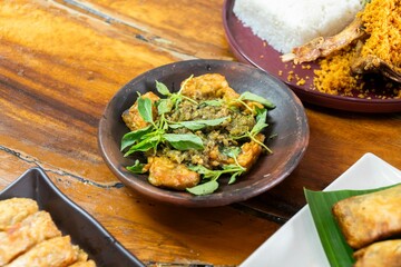 Indonesian nusantara cuisine ayam goreng deep fried snack