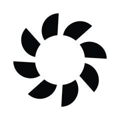 Elemen Desain Floral Abstrak