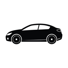 Car Outline Modern Vector Silhouette
