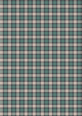 Seamless Teal Gray Beige Plaid Pattern Texture Background