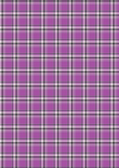 Seamless Purple and Gray Plaid Pattern for Fabric Design