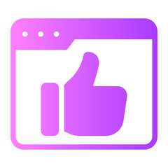 like gradient icon