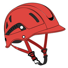 Hard Hat Helmet Labor Day Vector Graphic on Transparent Background