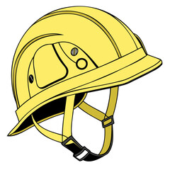 Fototapeta premium Construction Helmet Vector Art Design for Labor Day Projects