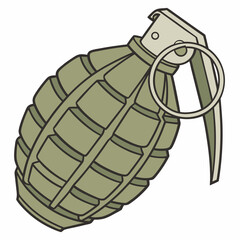 grenade vector illustration