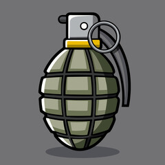 grenade vector illustration