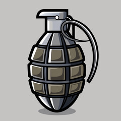 hand grenade vector illustration