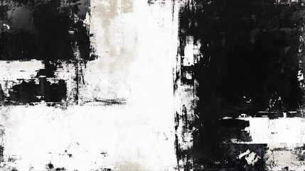 Monochromatic Abstract Expressionist Canvas Texture