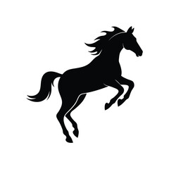 horse silhouette vector