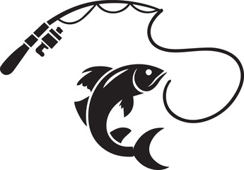 isolated fishing Vector,fishing Silhouette,fishing icon  , fishing symbol ,  fishing Vector illustration, Vector Graphic, EPS 10 png 