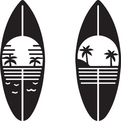 isolated lily Surfboard Vector,Surfboard Silhouette,Surfboard icon  , Surfboard symbol ,  Surfboard Vector illustration, 