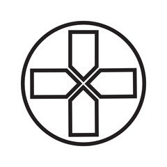 Four bold black arrows pointing in multiple directionsup, down, left, and rightrepresenting choices, navigation, and the complexities of decision making in various contexts