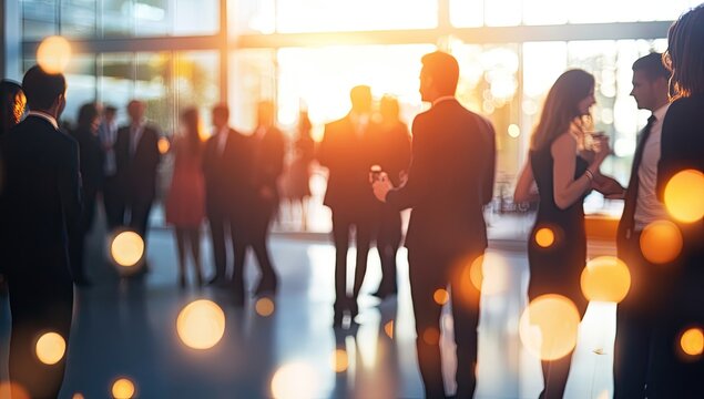 Business networking event