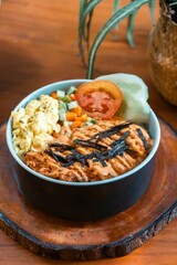 Chicken Katsu mentai rice bowl restaurant