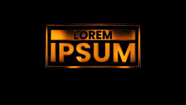 Rough Realistic Metal Text & Title Intro