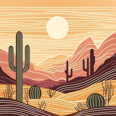 cactus in desert