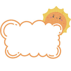 vector illustration of a sun