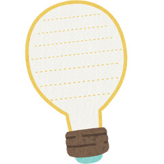 vector illustration of a light bulb