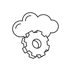 Cloud Computing Vector icon