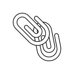 Paper Clips Vector icon